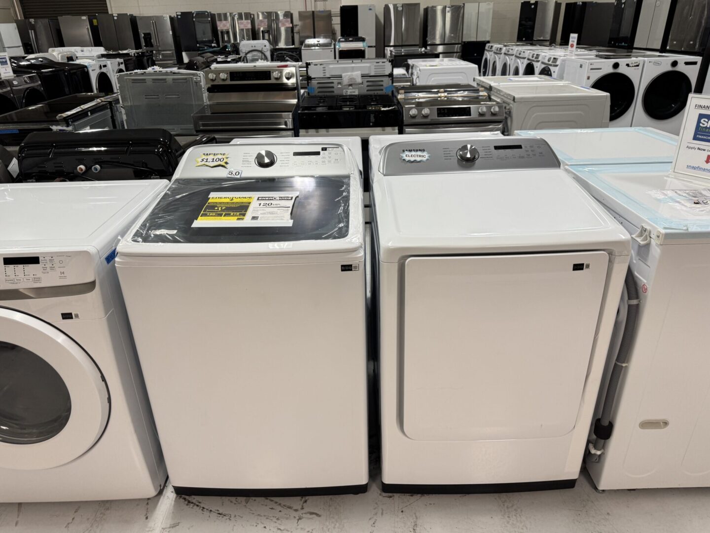 new washer dryer sale